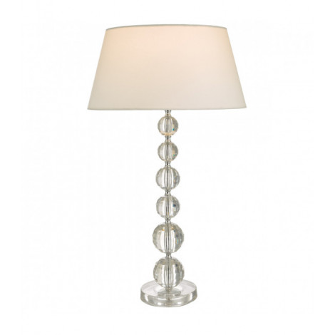 Lampe de table Epona Transparent 1 ampoule 70cm|Lampes à poser|Luminaire Center