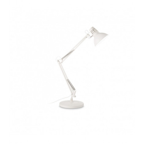 Lampe de table Wally Métal blanc 1 ampoule 58cm|Lampes à poser|Luminaire Center