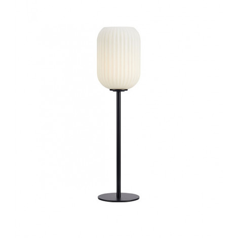 Lampe de table globe Cava Métal Noir 1 ampoule 55cm|Lampes à poser|Luminaire Center