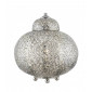 Lampe Moroccan, en argent satiné|Lampes à poser|Luminaire Center