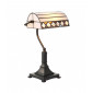 Lampe de bureau Fargo, verre et métal|Lampes à poser|Luminaire Center