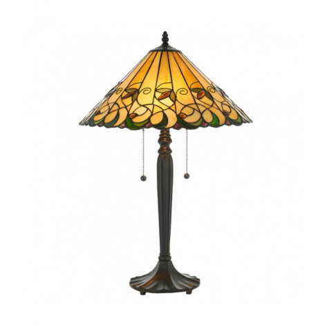 Lampe 43 cm Jamelia, verre et résine|Lampes à poser|Luminaire Center