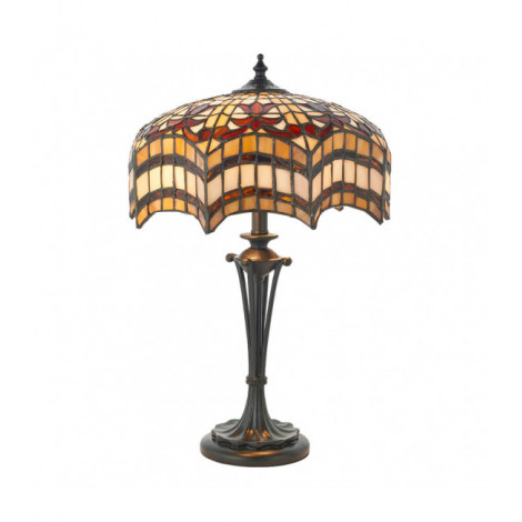 Lampe 30 cm Vesta, verre et métal|Lampes à poser|Luminaire Center