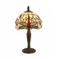 Lampe 20 cm Dragonfly Beige, verre et résine|Lampes à poser|Luminaire Center