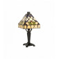 Lampe 15 cm Alcea, verre et résine|Lampes à poser|Luminaire Center