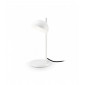 Lampe Talk, aluminium et verre, blanc mat|Lampes à poser|Luminaire Center