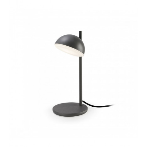 Lampe Talk, aluminium et verre, gris urbain|Lampes à poser|Luminaire Center
