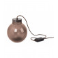 Lampe Raw, acier et verre, marron|Lampes à poser|Luminaire Center