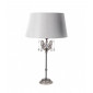 Lampe Amarilli, noir / argent, avec abat-jour|Lampes à poser|Luminaire Center