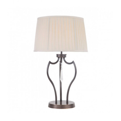 Lampe Pimlico, bronze foncé, avec abat-jour|Lampes à poser|Luminaire Center