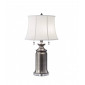Lampe Stateroom, nickel antique, avec abat-jour|Lampes à poser|Luminaire Center