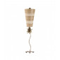 Lampe anemone, taupe et crème|Lampes à poser|Luminaire Center