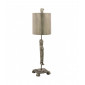 Lampe Caryatid, argent, avec abat-jour|Lampes à poser|Luminaire Center