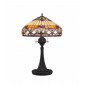 Lampe Belle Fleur, bronze vintage et verre Tiffany|Lampes à poser|Luminaire Center
