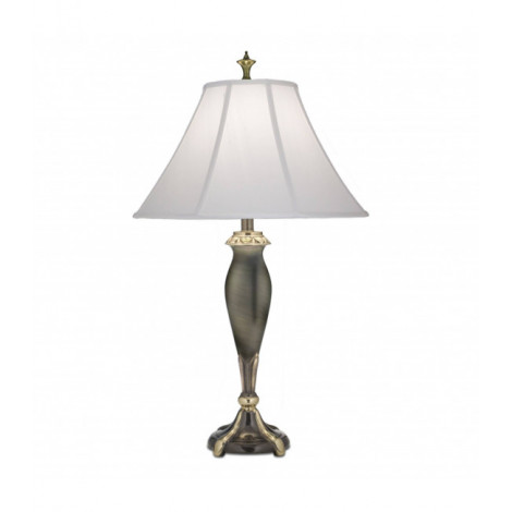 Lampe Lincoln, avec abat-jour blanc cassé|Lampes à poser|Luminaire Center