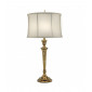 Lampe Syracuse, laiton bruni avec abat-jour blanc perle|Lampes à poser|Luminaire Center