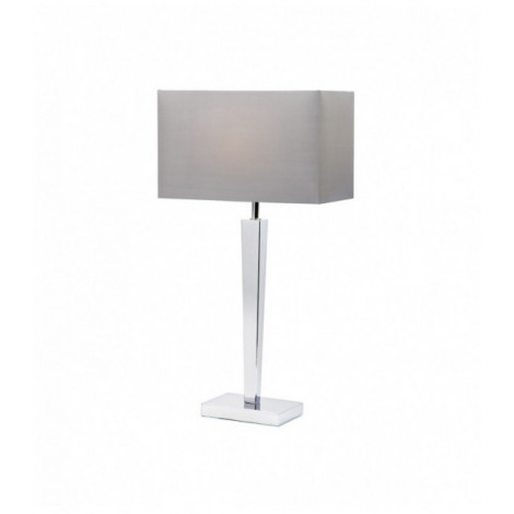 Lampe Moreto, chrome, avec abat-jour|Lampes à poser|Luminaire Center