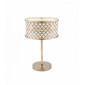 Lampe Hudson, laiton antique et cristal|Lampes à poser|Luminaire Center