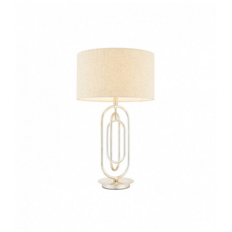 Lampe Meera, argent ancien, avec abat-jour|Lampes à poser|Luminaire Center