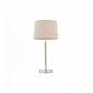 Lampe Syon, nickel brillant, avec abat-jour|Lampes à poser|Luminaire Center