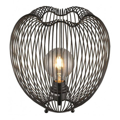 Lampe de table Noir mat LEEDS 1 Lumières|Lampes à poser|Luminaire Center