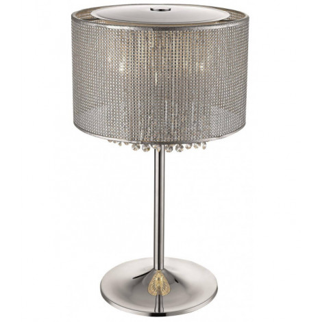 Lampe de table Argent BRIGHTON 4 Lumières|Lampes à poser|Luminaire Center