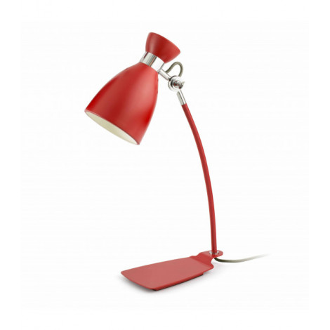 Lampe de table rouge Retro 1 ampoule|Lampes à poser|Luminaire Center