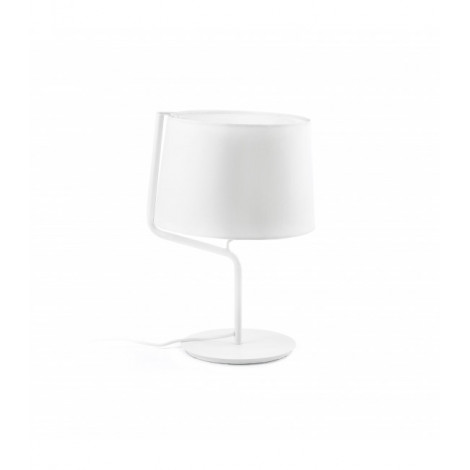 Lampe de table blanche Berni 1 ampoule|Lampes à poser|Luminaire Center