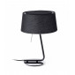 Lampe de table noire Hotel 1 ampoule|Lampes à poser|Luminaire Center