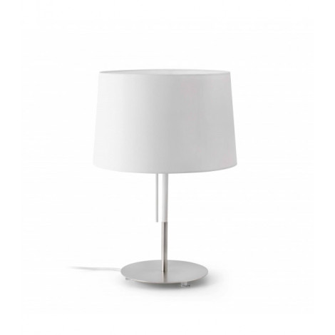 Lampe de table blanche Volta 1 ampoule|Lampes à poser|Luminaire Center