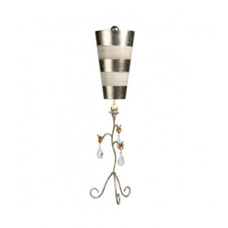 Lampe de table Tivoli Argent et crème|Lampes à poser|Luminaire Center