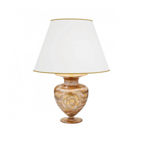 Lampe de table design ANFORA 1 ampoule Champagne Aqua|Lampes à poser|Luminaire Center