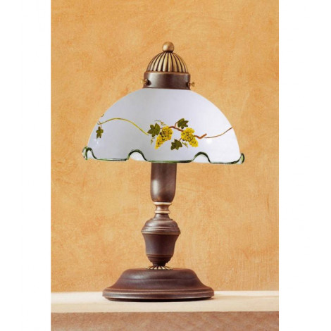 Lampe de table NONNA laiton antique 1 ampoule|Lampes à poser|Luminaire Center