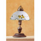 Lampe de table NONNA laiton antique 1 ampoule|Lampes à poser|Luminaire Center