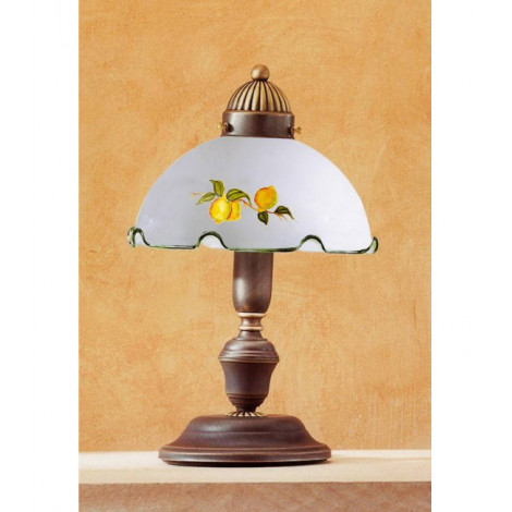 Lampe de table style cosy NONNA laiton antique|Lampes à poser|Luminaire Center