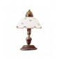 Lampe de table NONNA laiton antique 1 ampoule, hauteur 32 Cm|Lampes à poser|Luminaire Center