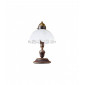 Lampe de table NONNA laiton antique en verre|Lampes à poser|Luminaire Center