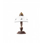 Lampe de table style cosy NONNA laiton antique 1 ampoule|Lampes à poser|Luminaire Center