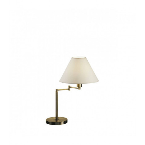 Lampe de table HILTON laiton antique 1 ampoule Diamètre 50 Cm|Lampes à poser|Luminaire Center