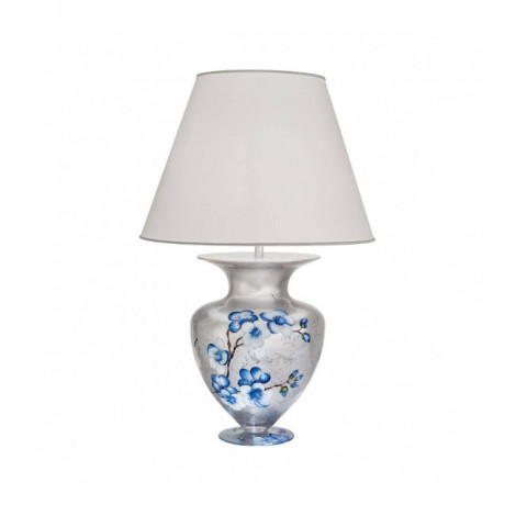 Lampe de table design ANFORA chrome 1 ampoule Argent Primavera|Lampes à poser|Luminaire Center