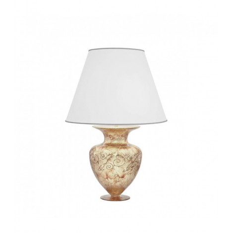 Lampe de table design ANFORA chrome 1 ampoule Argent Medici|Lampes à poser|Luminaire Center