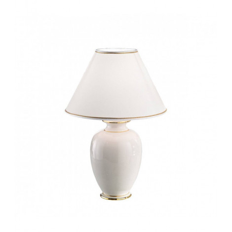 Lampe de table GIARDINO ivoire 1 ampoule Diamètre 30 Cm|Lampes à poser|Luminaire Center