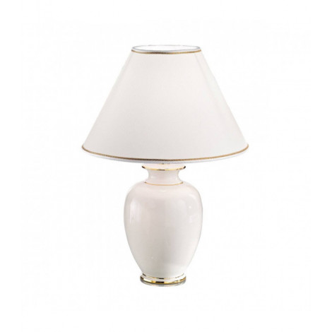 Lampe de table GIARDINO ivoire 1 ampoule Diamètre 40 Cm|Lampes à poser|Luminaire Center