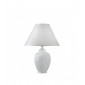 Lampe de table CHIARA blanc 1 ampoule Diamètre 30 Cm|Lampes à poser|Luminaire Center