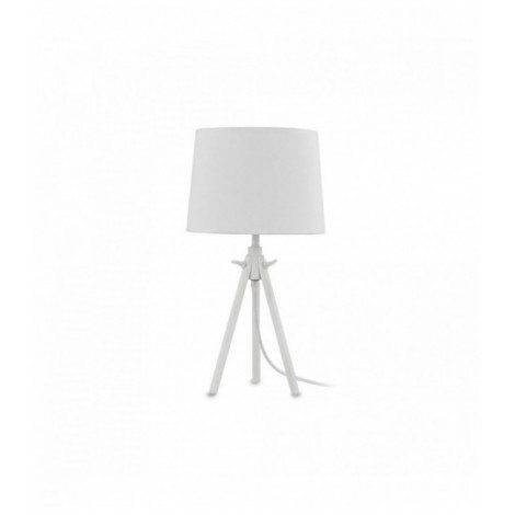 Lampe de table Blanche YORK 1 ampoule|Lampes à poser|Luminaire Center