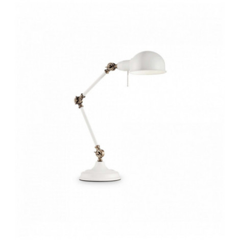 Lampe de table Blanche TRUMAN 1 ampoule|Lampes à poser|Luminaire Center