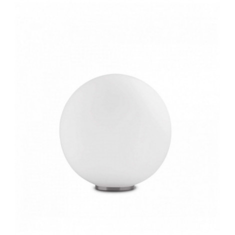 Lampe de table Blanche MAPA BIANCO 1 ampoule Diamètre 20 Cm|Lampes à poser|Luminaire Center