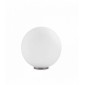 Lampe de table Blanche MAPA BIANCO 1 ampoule Diamètre 20 Cm|Lampes à poser|Luminaire Center