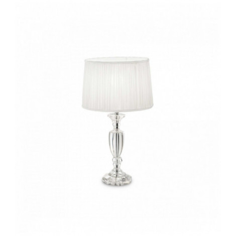 Lampe de table design Blanche KATE 1 ampoule|Lampes à poser|Luminaire Center