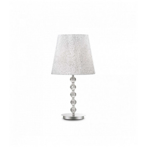 Lampe de table Chrome LE ROY 1 ampoule en métal|Lampes à poser|Luminaire Center